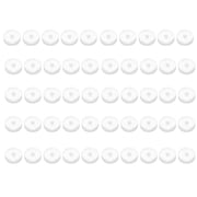 ANXPTIME 50Pcs Silicone Healing Piercing Discs for Piercing Bumps 7mm Plastic Earring Back Stopper Accessories