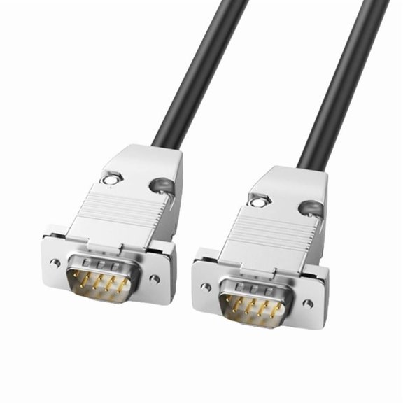 ANXPTIME 50cm-30m DB9 RS232 Serial Cable Male/Female Connectors Line for Communication