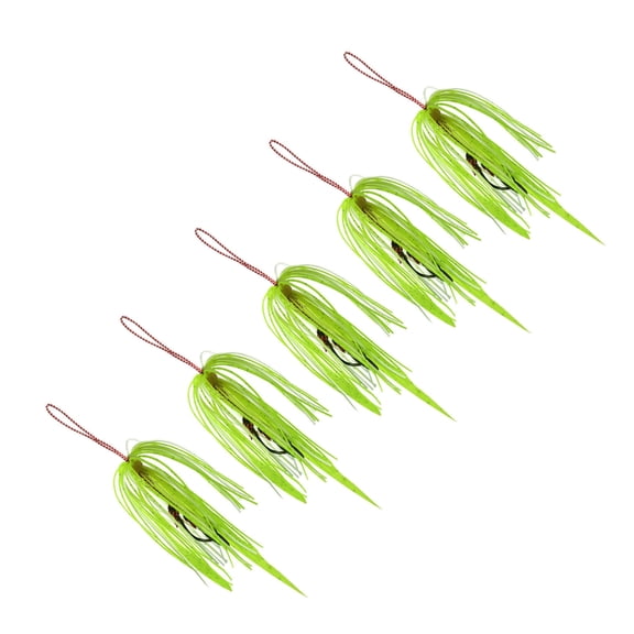 ANXPTIME 5Pcs Assist Jigs Fishing Jigs Hook Set Assist Hook High Carbon Steel Circle Hook