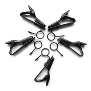 ANXPTIME 5Pcs/Set Microphone Clips Lavalier Bag Clamp Metal Microphone Clip