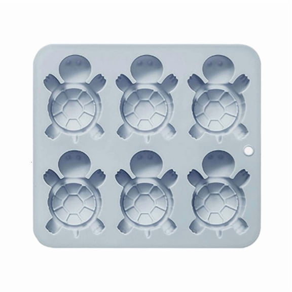 ANXPTIME 6 Cavity Turtles Silicone Mousse Cake Mold Chocolate Baking Mold Kitchen Tool