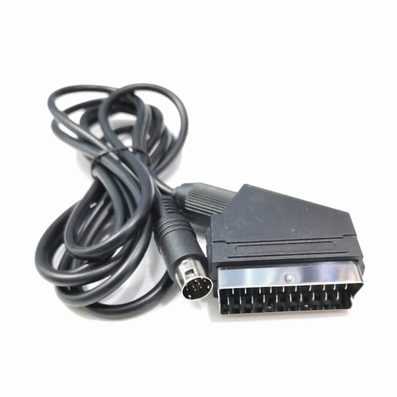 ANXPTIME AV Lead Replacement Connection Game Cord Wire for MD2 PAL/NTSC