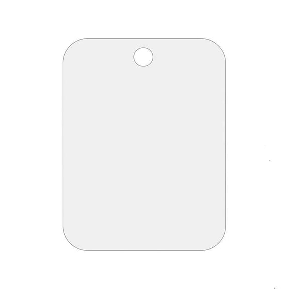ANXPTIME Acrylic Shaving Mirror SM126 Silver Acrylic Adjustable Shower Shave Mirror