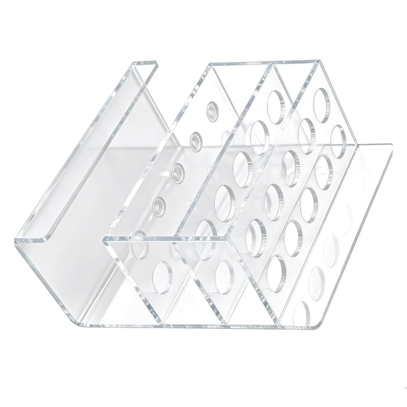 ANXPTIME Acrylic Wall Mounted Pen Holder For Classroom Offices Markers Erasers Stand