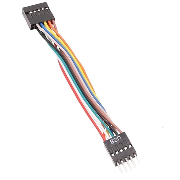 ANXPTIME Adapter Cable 11Pin to 9Pin USB Motherboard to Ordinary Chassis Adapter Cable