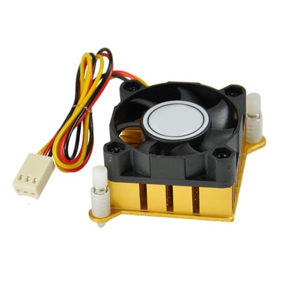 ANXPTIME Aluminium Heatsink DC5V 12V 40mm 40x40x10mm Fan for Northbridge Chipset