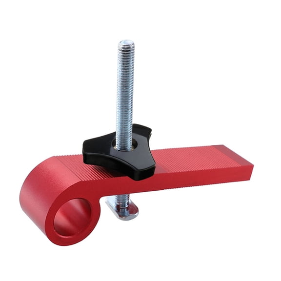 ANXPTIME Aluminum Alloy Small Chute and Press Plate Woodworking Fence Flip Stop for Woodwork Jigs and Fixtures