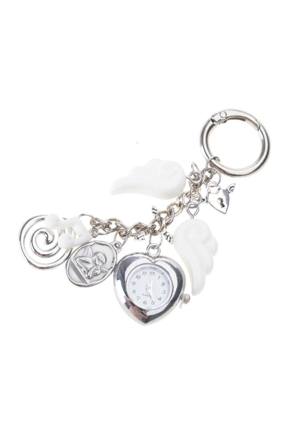 Angel Wing Design Keychain Fantasy Alloy Jewelry Charm For Backpack Keys Purse