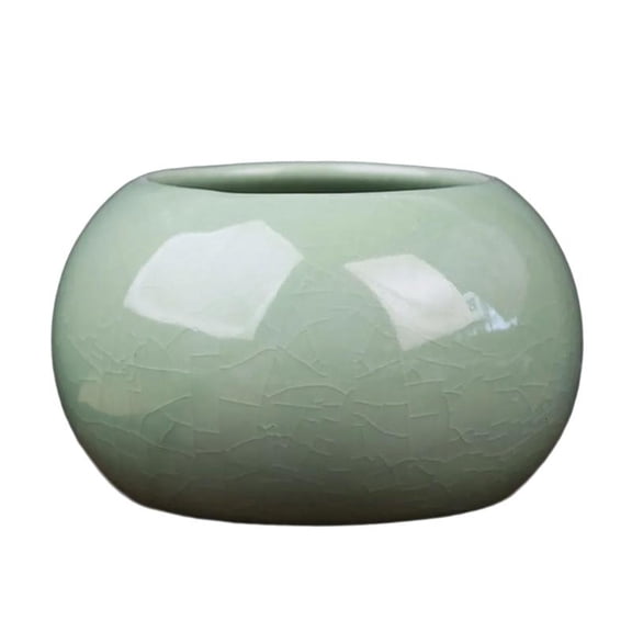 ANXPTIME Artistic Ceramic Vase Planter Featuring Smoothed Finish Great For Desk Deck