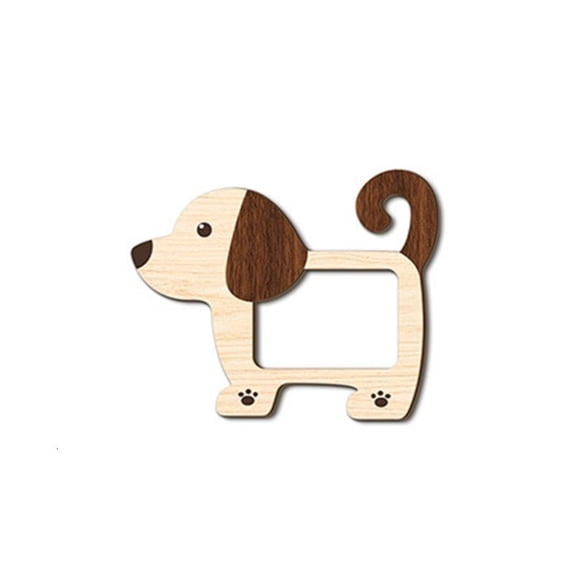 ANXPTIME Artistic Wood Photo Display In Shape Cats Dog Design Picture Frame Gift