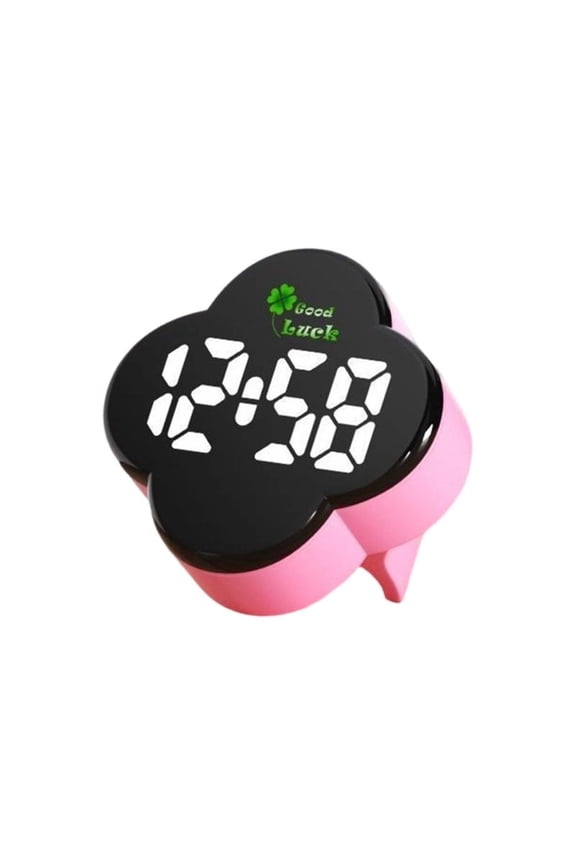 Ballpoint Pen Electronic Watch Mini Clovers Clocks for Penholder 0.74inches