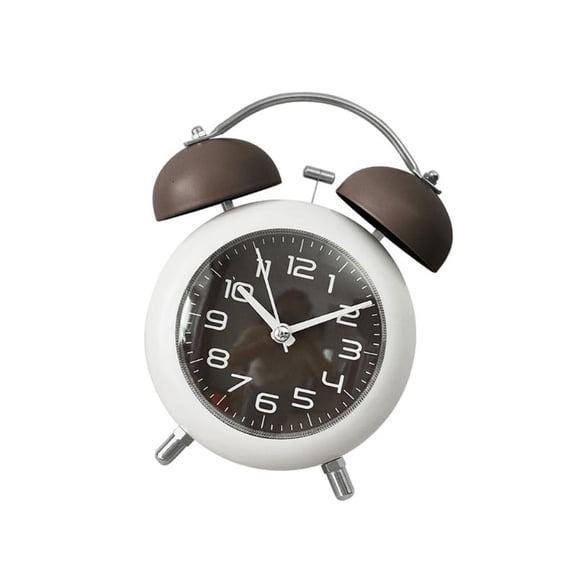 ANXPTIME Battery Operated Analog Alarm Clock Silents No Ticking Clock Bedside Clocks