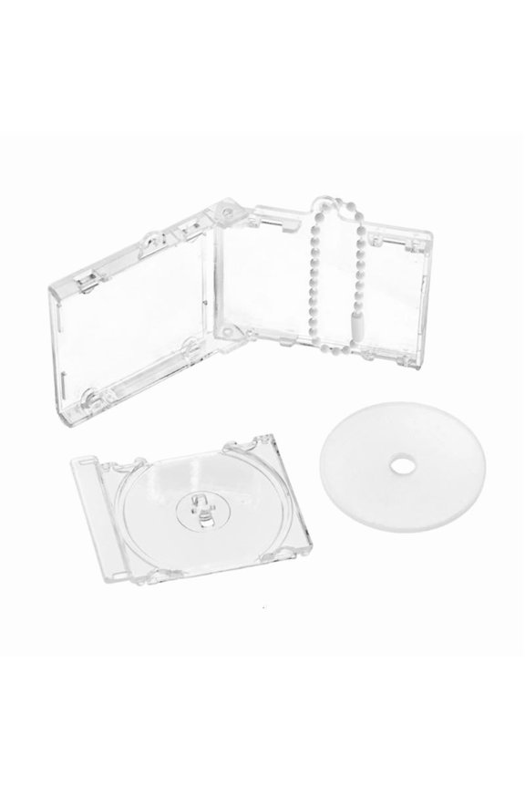 Blank Disc Case Keychain Disc Album Keychain Music Album Keychain Blank Disc