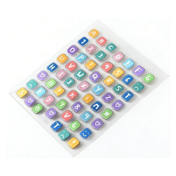 ANXPTIME Bright Colored Computer Keyboard Labels For Quick Key Identification