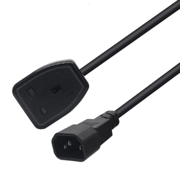 ANXPTIME C14 to UK Power Cable Durable & Long Service Cable UK Power Transfer Cable