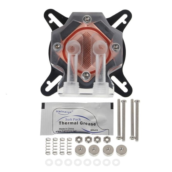 ANXPTIME CPU Water Cooling System G1/4 Computer Water Cooler Block PC Waterblock