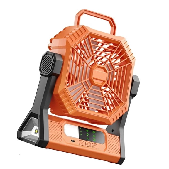 ANXPTIME Camping Fan 5000/10000mah Rechargeable Ceiling Cooling Fan Portable USB