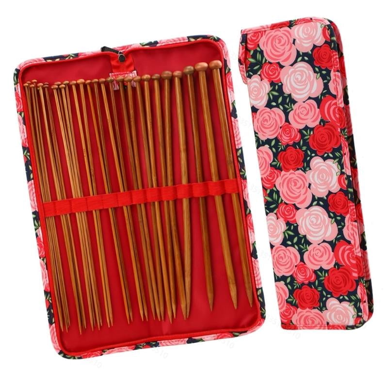 ANXPTIME Carbonized Knitting Needle 25cm for Easy Knitting Craft