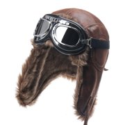 ANXPTIME Casual Winter Headwear for Women Warm Ushanka Skull Cap Hooded Stylish Cap Thickened Ushanka Hat