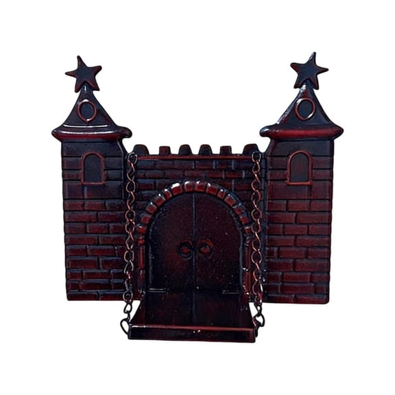 ANXPTIME Charm Wall Mounted Candle Holders With Intricate Castles Designs
