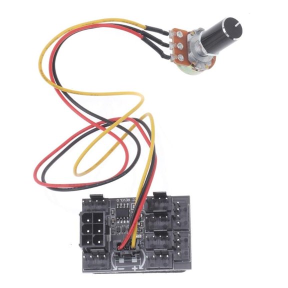 ANXPTIME Chassis Fan Pressure Regulating Governor 8Ports For Enhances System Cooling