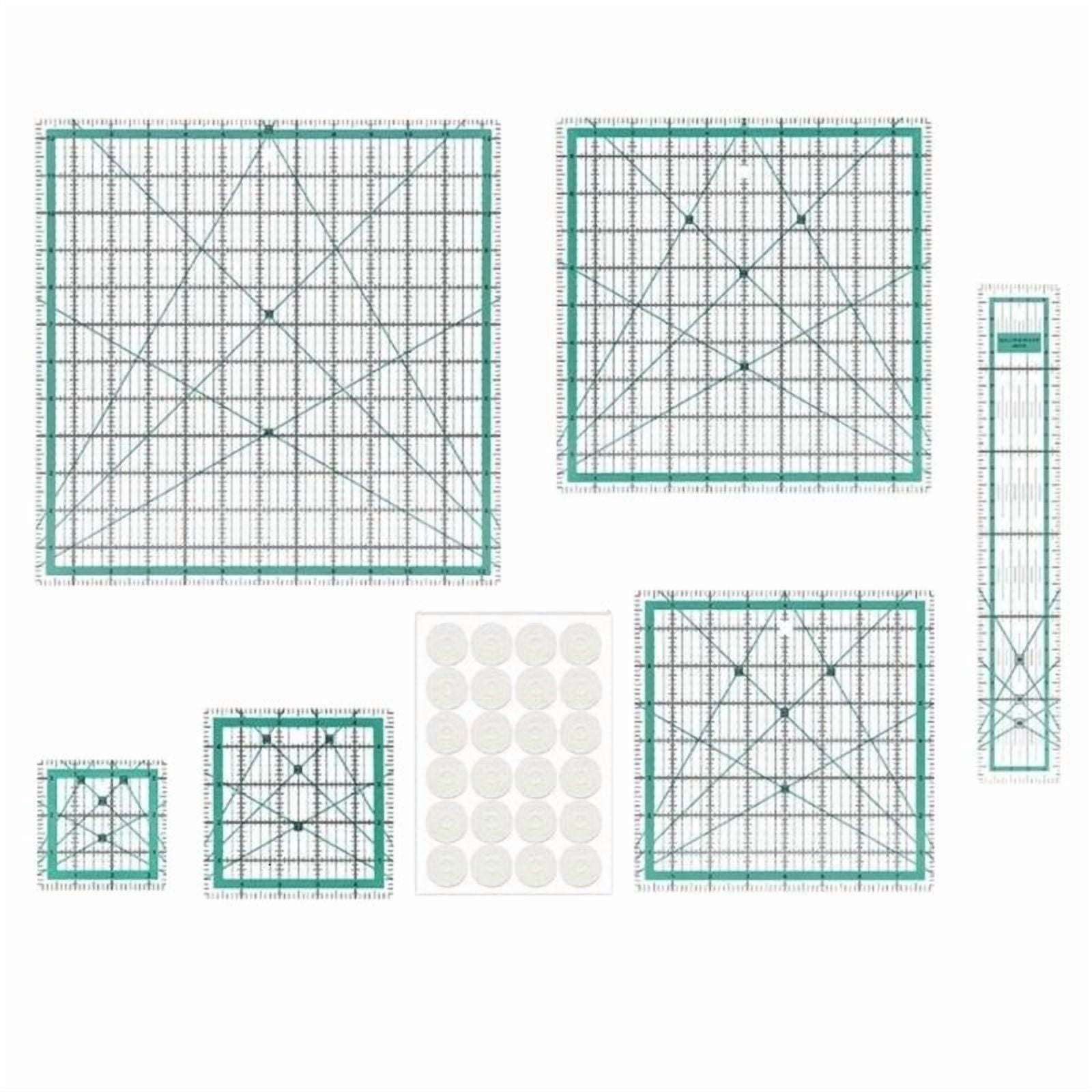 ANXPTIME Clear Acrylic Quilting Ruler Patchwork Templates Measuring Tool for Sewing