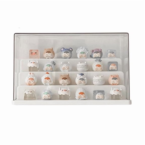 ANXPTIME Clear Acrylic Showcase Cabinet Display Box For Home Use And Dustproof Storage