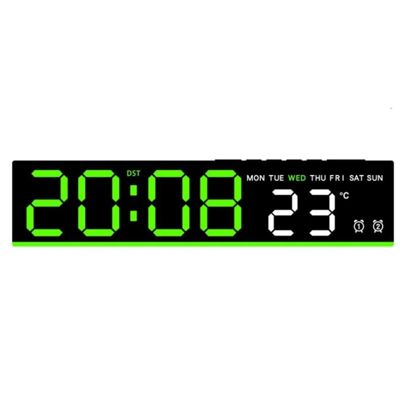 Multi Functional Design Clock ANXPTIME Contemporary Design LED Digital Clock With Multiple Functions ...