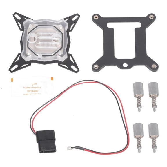 ANXPTIME DIY CPU Waterblock Water Cooling Watercooled Block Computer Cooling Radiator