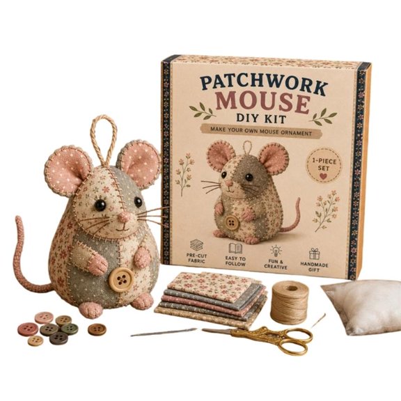ANXPTIME DIY Patchwork Kits to Create 3D Ornament Sewing Craft Kits