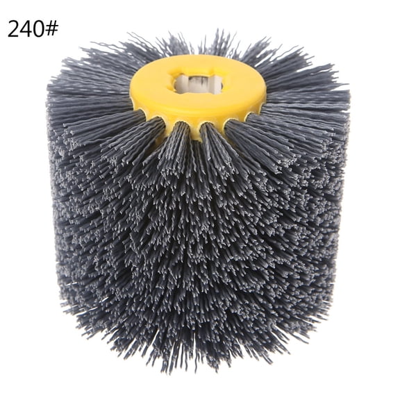 ANXPTIME Deburring Abrasive Wire Drawing Round Brush for Head Polishing Grinding Buffer W