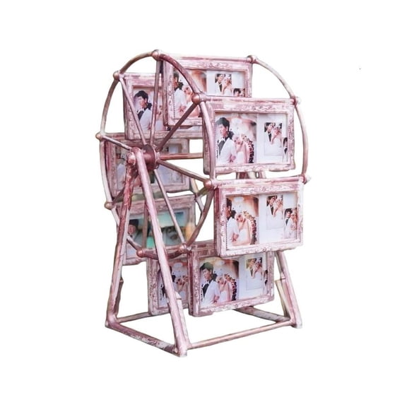 ANXPTIME Decorative Photo Frame Desk Photo Display Rotating Ferris Wheel Picture Frame