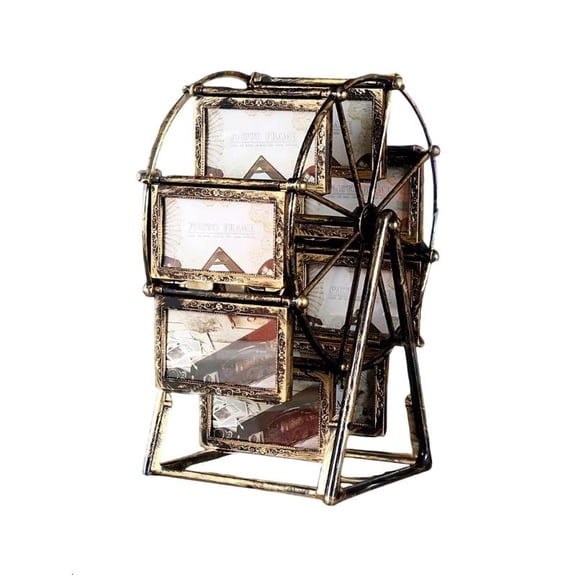 ANXPTIME Decorative Photo Frame Desk Photo Display Rotating Ferris Wheel Picture Frame