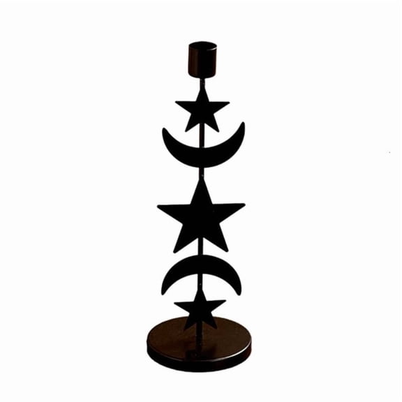 ANXPTIME Decorative Sun Moon Star Iron Candle Holder for Living Room and Centerpieces