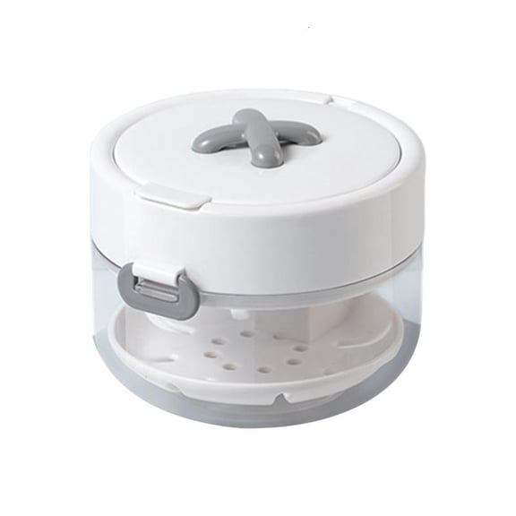 ANXPTIME Denture Storage Systems Ventilated Layers Cleaning Set for Senior Users
