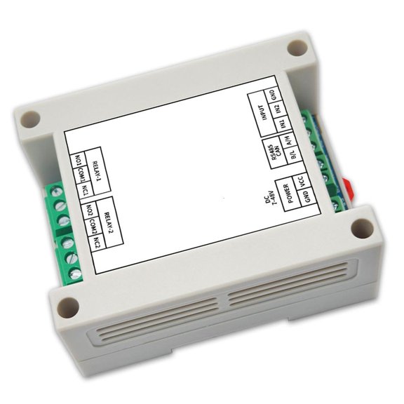 ANXPTIME Double Channel Relays Controller with RS485 CAN Communication, DC7V-48V Power Input for Automation Switching Projects