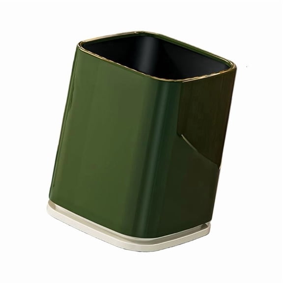 ANXPTIME Doubly Layer Bucket Wheeled Waste Bin 13L Capacity Trash Can For Kitchen Home
