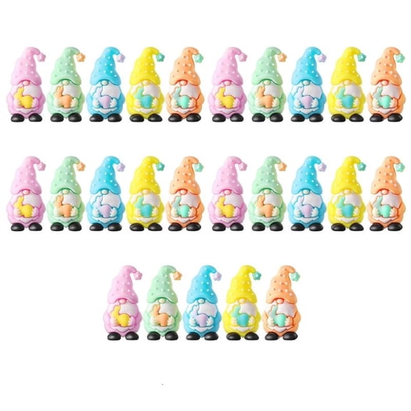 ANXPTIME Easter Gnomes Statues Vibranting Color For Eggs Hunt Game