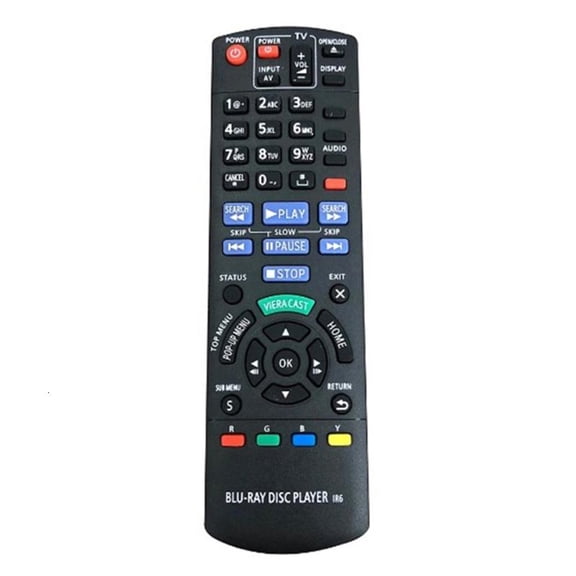 ANXPTIME Easy Replacement Remote For Blu Ray Players DMP-BDT310 DMP-BDT210/215