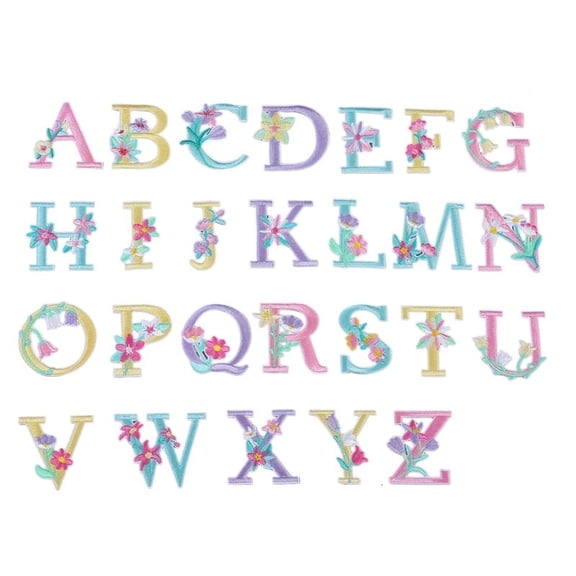 ANXPTIME Embroidery Letter for Apparel DIY Personalize
