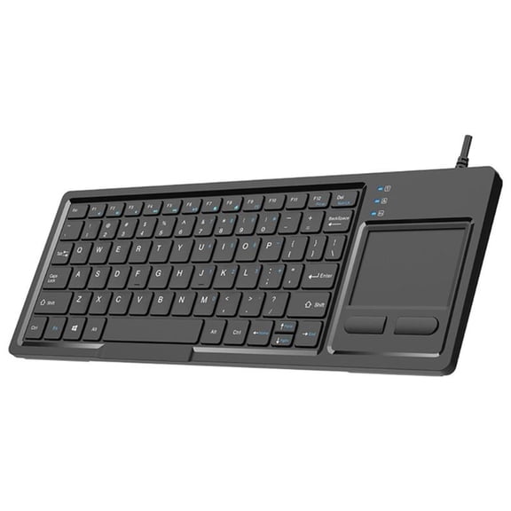 ANXPTIME Ergonomic 78 Key USB Corded Keyboard Touch Keyboard Function Waterproof