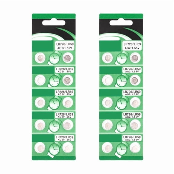 ANXPTIME Essential AG2 LR726 Alkaline Button Batteries For Home And Office Electronics