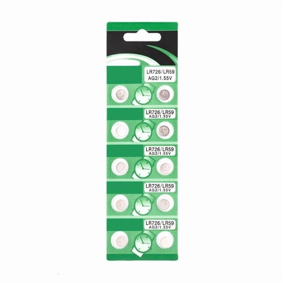 ANXPTIME Essential AG2 LR726 Alkaline Button Batteries For Home And Office Electronics