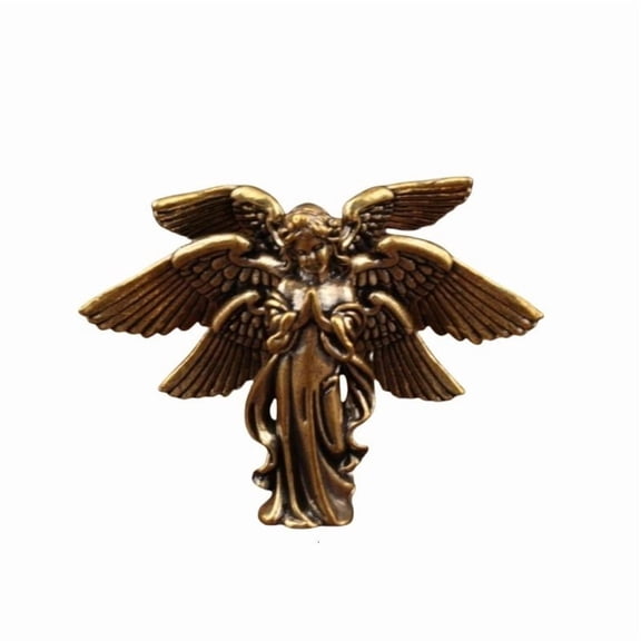 ANXPTIME Fashion Brasses Angel Figurine for Calming Effect in Any Room Environment