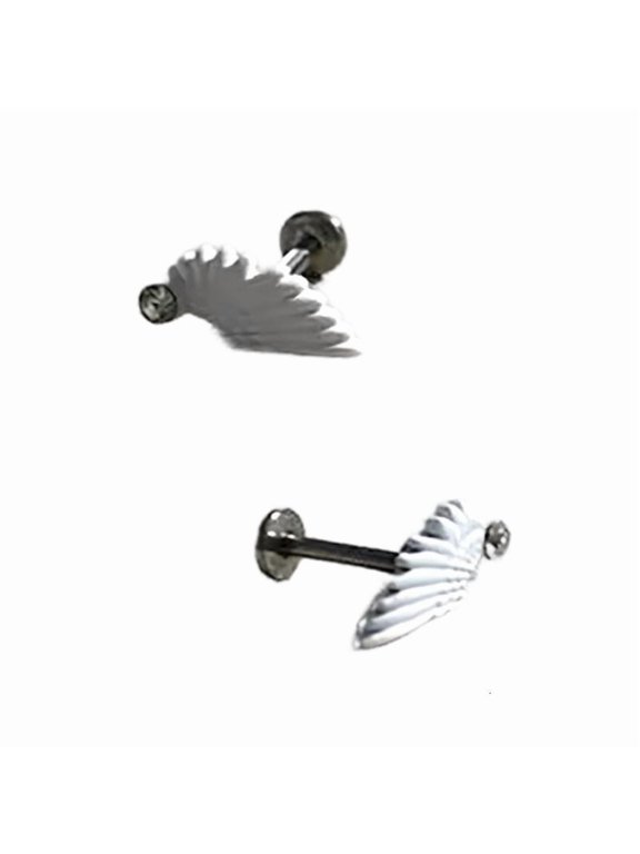 Fashion Demons Wing Inspired Earrings Ear Bone Studs Alloy Texture for Daily