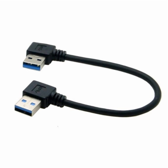 ANXPTIME Fast Speed USB 3.0 A to A Cable Featuring 90 Degree Left and Right Angles