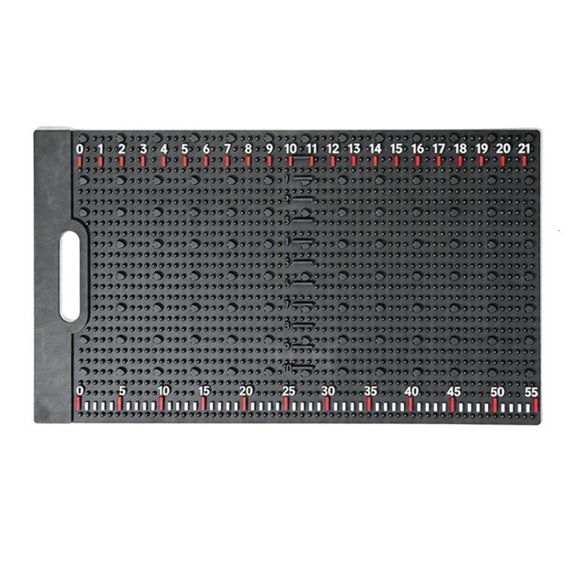 ANXPTIME Fish Scaling Tool With Measurement Guide For Precise Quick Fish Work