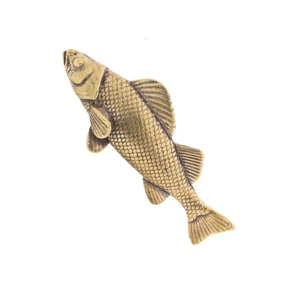 ANXPTIME Fish Statue Metal Figurines Sculptures Desktop Ornament for Home Decors