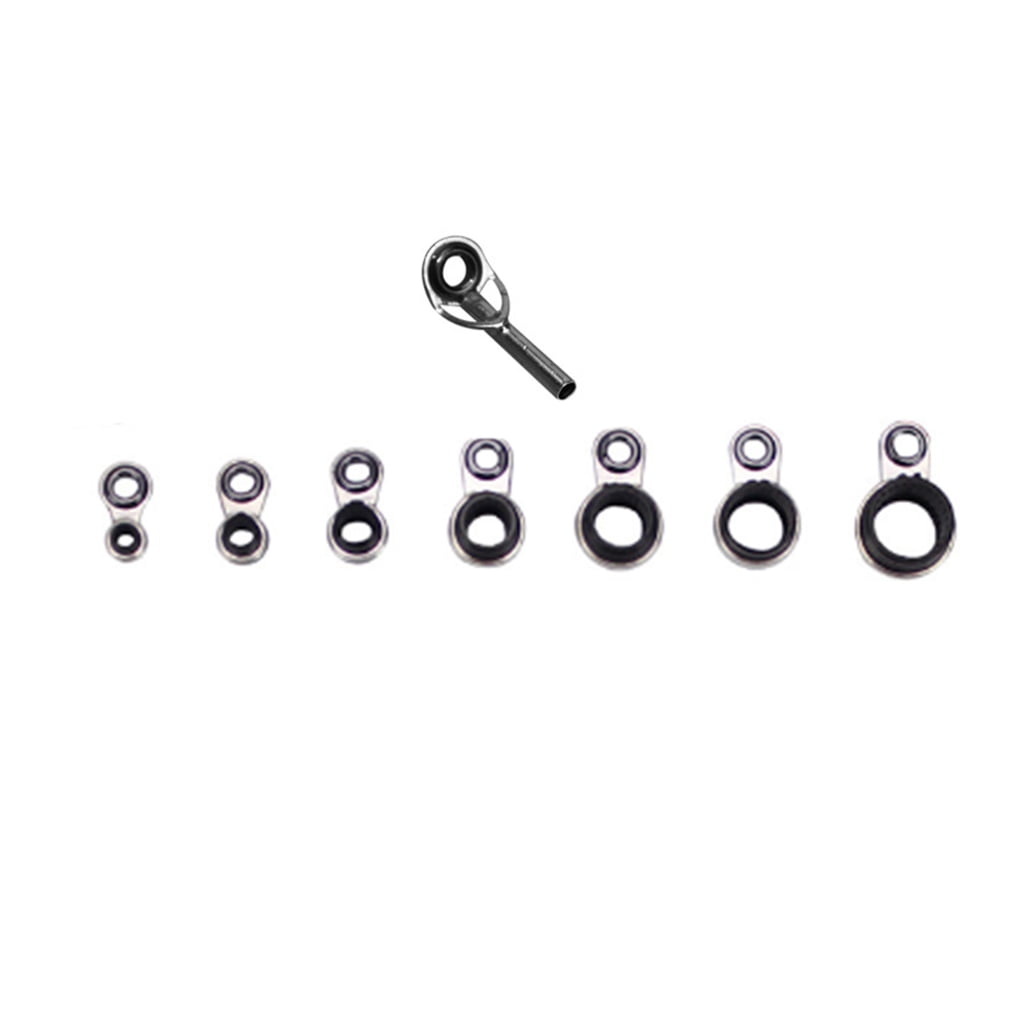 Three Sets Guide Rods ANXPTIME Fishing Rod Guides Replacement Ceramic Fishing Rod Guide Rings ...