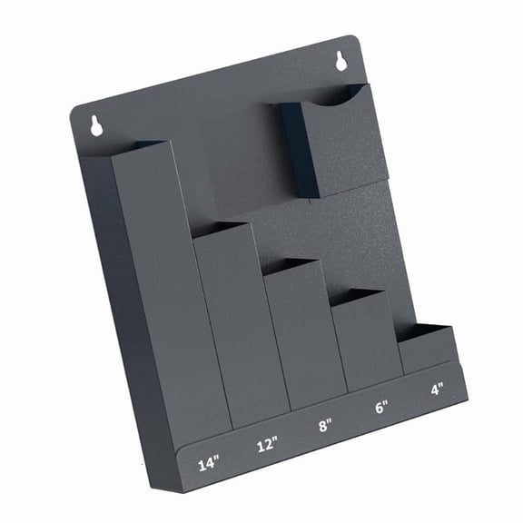 ANXPTIME Five Compartment Height Cable Tie Planner Wall Mount Rack Metal